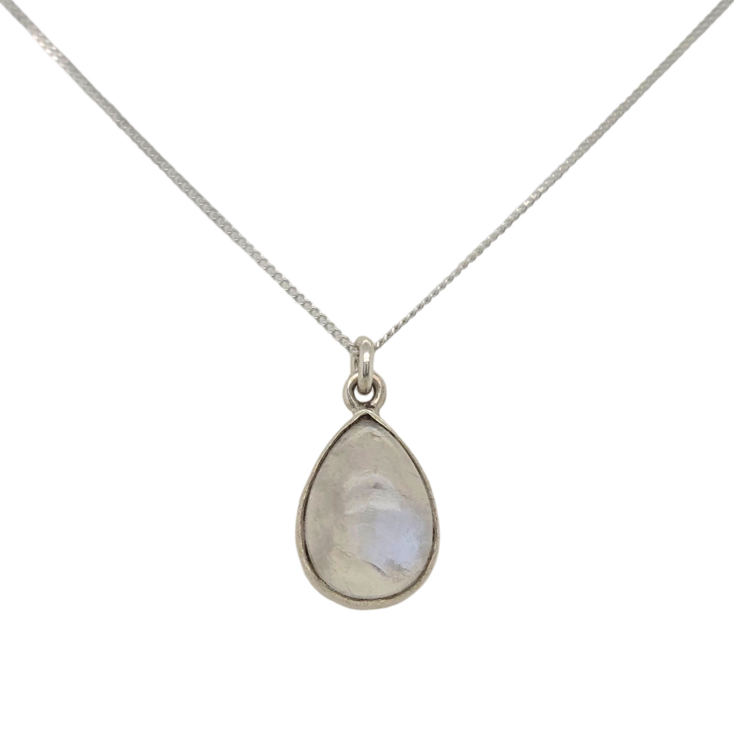 Pear Shaped Moonstone Necklace