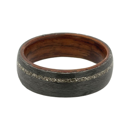German Rosewood Grey Ring
