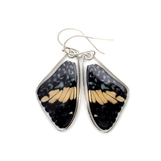 Red Cracker Top Wing Earrings