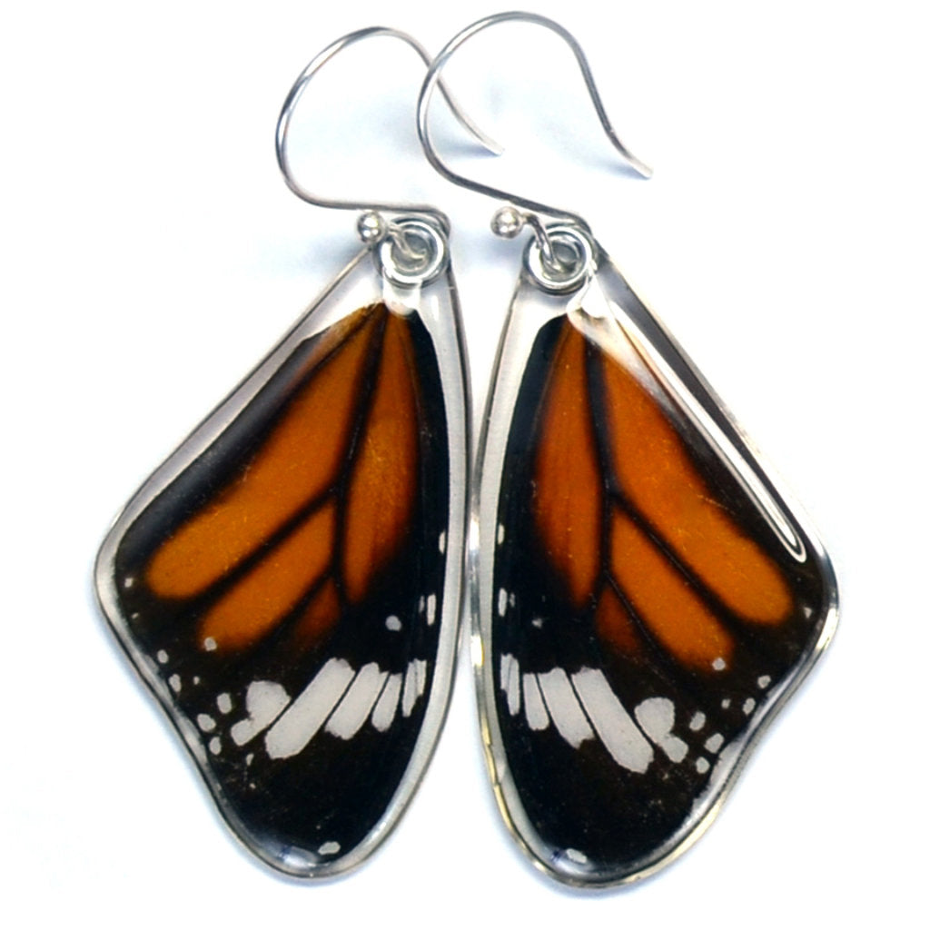 Striped Tiger Top Wing Earrings