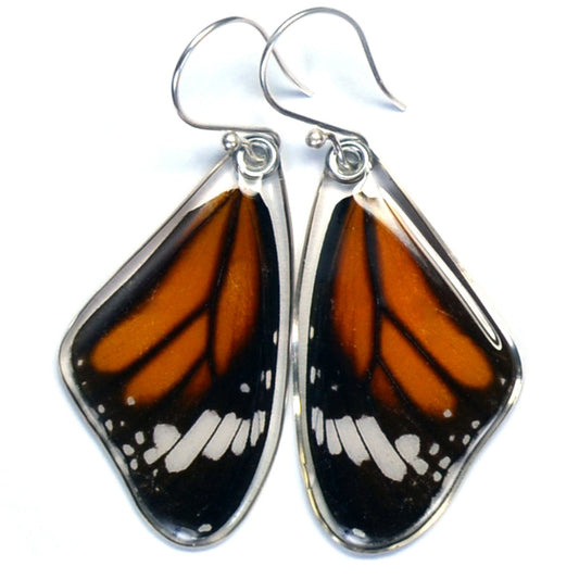 Striped Tiger Top Wing Earrings